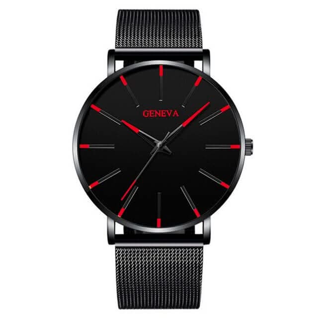 Ultradünne minimalistische Business-Uhr für Herren