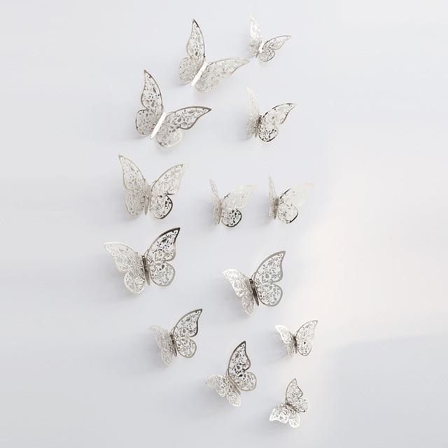 ButterflyGlow 3D-Schmetterlingsdekoration | Wanddekoration | Frühling & Sommer | Klassisch & Modern
