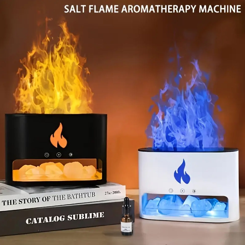 Vulkan Luftbefeuchter & Aroma Diffuser 240 ml mit Kristallsalz | Brehn