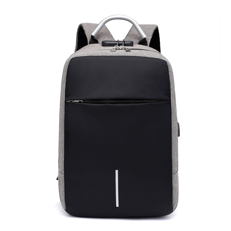 Wasserabweisender Diebstahlschutz-Rucksack mit USB-Ladeanschluss – SafeCarry | Brehn