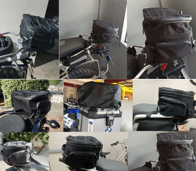 Wasserfester Motorrad-Gepäckbeutel mit mehreren Fächern | Brehn