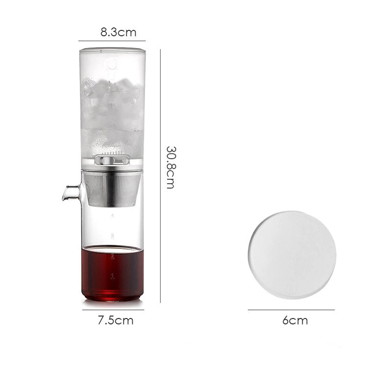Brehn | Verstellbarer Glas Tropf Kaltkaffee-Bereiter