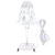 KristalGlow Touchlampe – Elegante Tischlampe mit Touchsensor und USB | Brehn