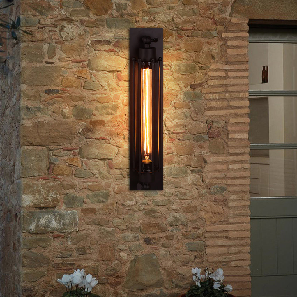 Minimalistische, wasserdichte und staubfreie LED-Gartenwandleuchte