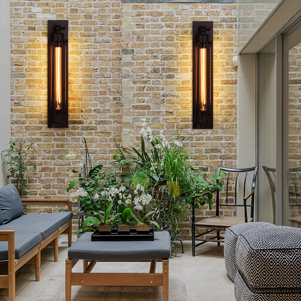 Minimalistische, wasserdichte und staubfreie LED-Gartenwandleuchte