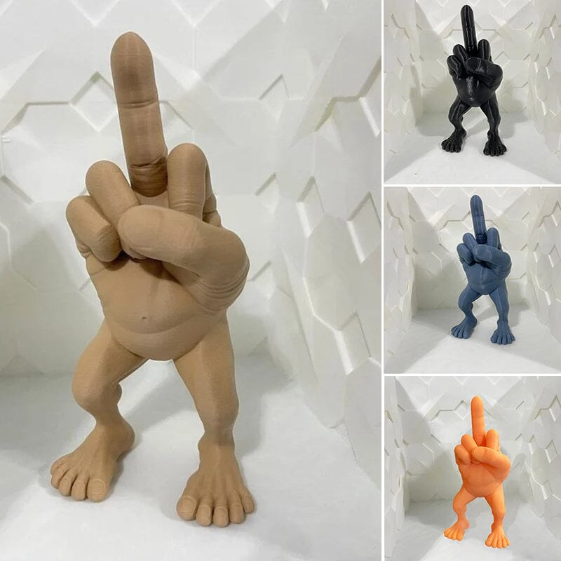 Mittelfingerfigur mit Beinen | Brehn