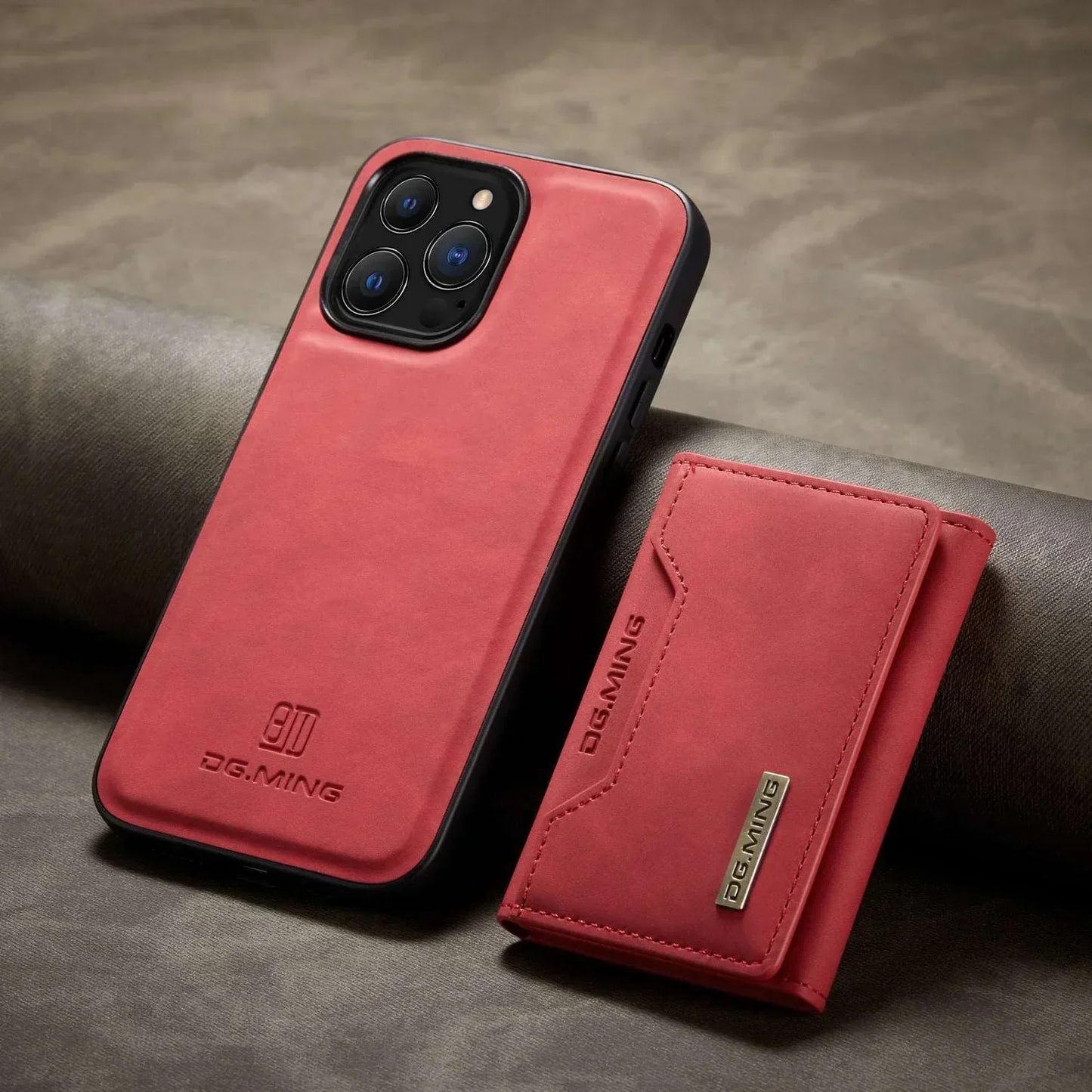 2 in 1 abnehmbares Leder Wallet Case für iPhone