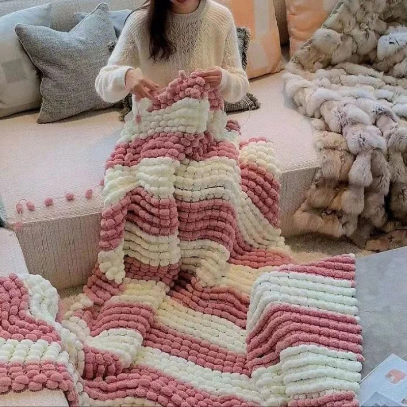 Winter DIY geflochtenes grobes Perlengarn | Brehn