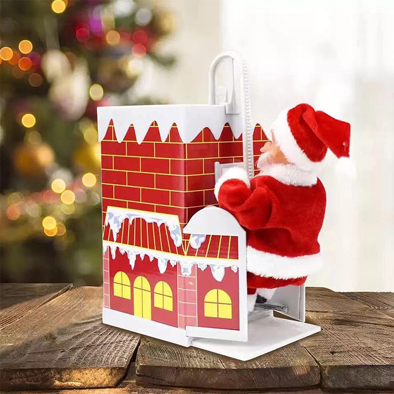 Brehn | 🎅Elektrischer Weihnachtsmann, der mit Musik die Leiter erklimmt