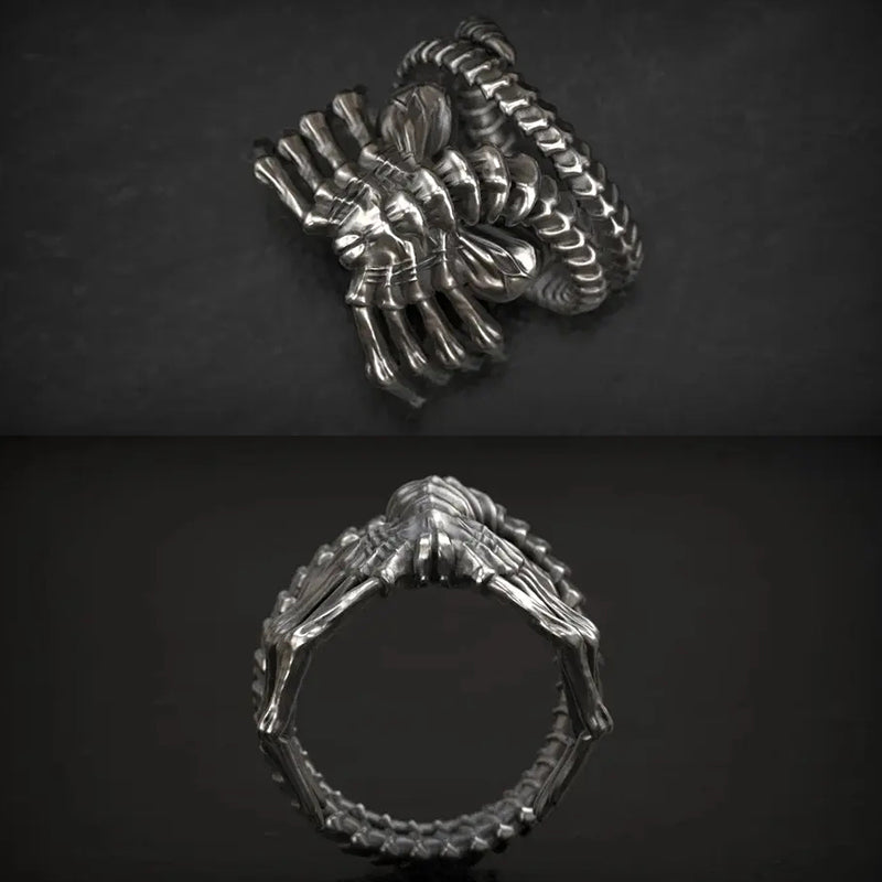 Brehn | Alien-Facehugger-Ring