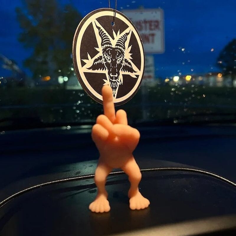 Mittelfingerfigur mit Beinen | Brehn