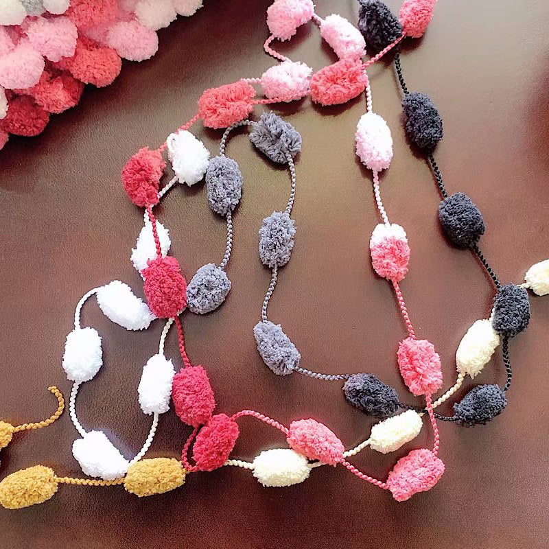 Winter DIY geflochtenes grobes Perlengarn | Brehn