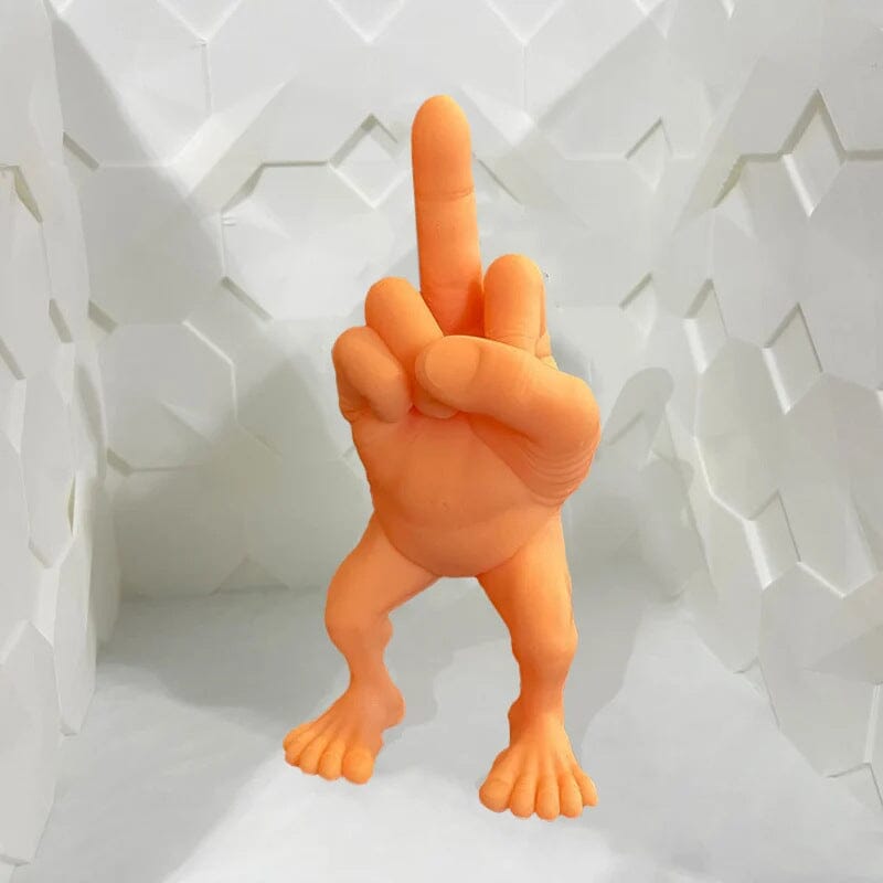 Mittelfingerfigur mit Beinen | Brehn