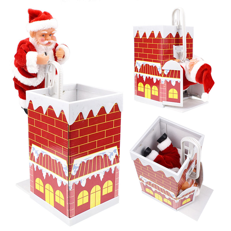 Brehn | 🎅Elektrischer Weihnachtsmann, der mit Musik die Leiter erklimmt