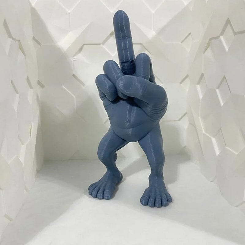 Mittelfingerfigur mit Beinen | Brehn