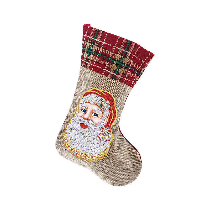 Brehn | Diamond Painting Xmas Rhinestone Sock Stickerei Mosaik Geschenk Tasche