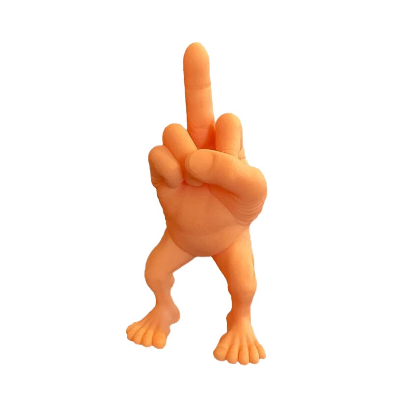 Mittelfingerfigur mit Beinen | Brehn