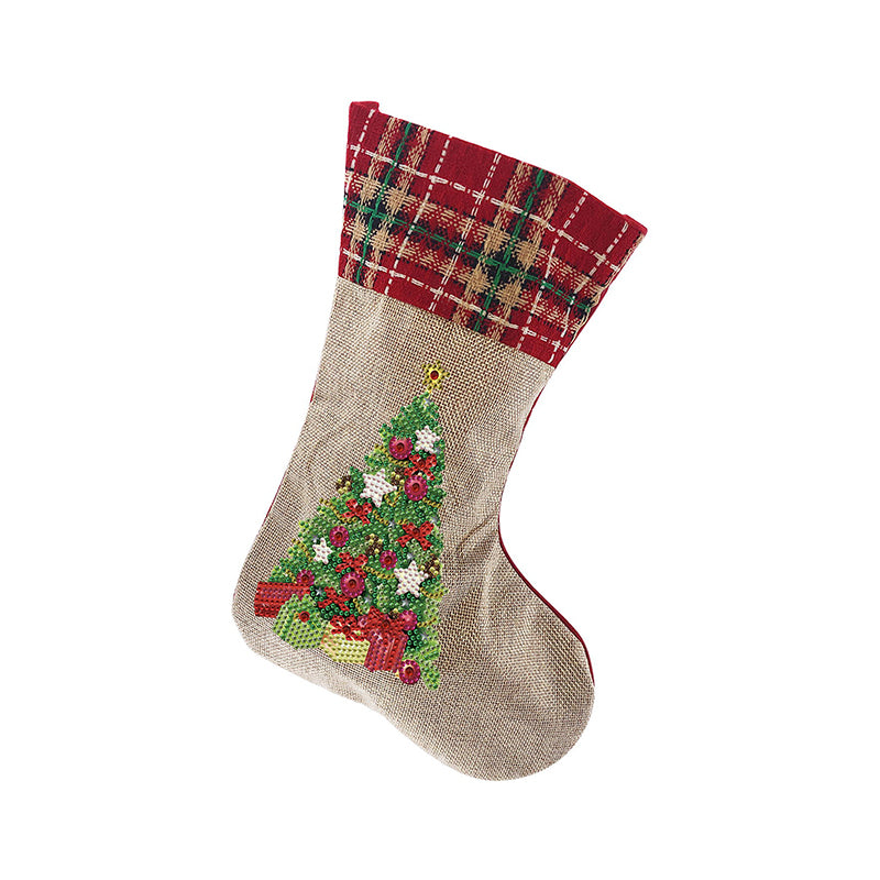 Brehn | Diamond Painting Xmas Rhinestone Sock Stickerei Mosaik Geschenk Tasche