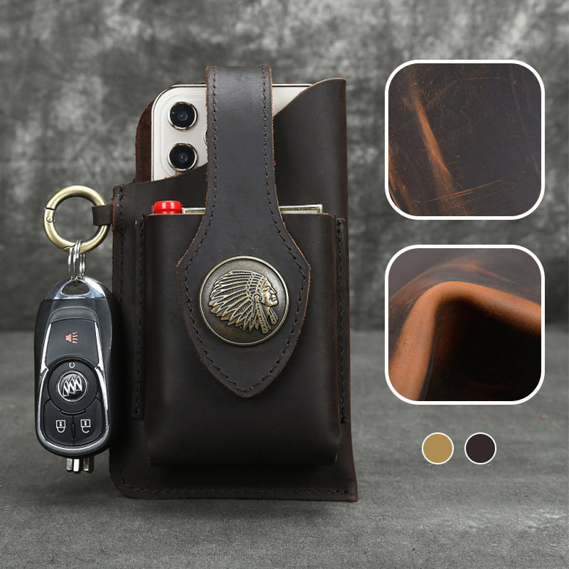 Brehn | Multifunktionale Handytasche aus Leder