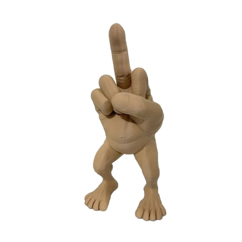 Mittelfingerfigur mit Beinen | Brehn