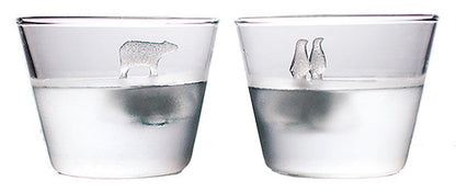 Brehn | Eisbär und Pinguine Silikon-Eisform 2er Set, für Party, Whisky, Cocktail & mehr