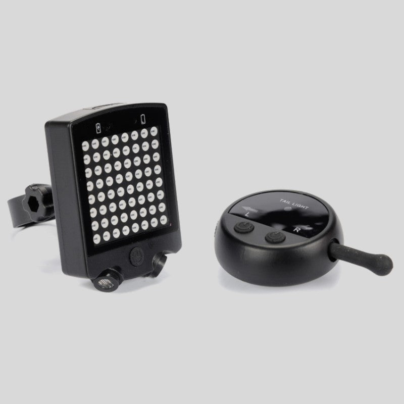 Brehn | USB wiederaufladbares LED Fahrrad Blinklicht Laserlicht, mit Fernbedienung & wasserdichtem Design