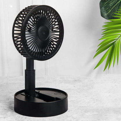 Mini-Lüfter mit faltbarem teleskopischem Telefonhalter | Brehn