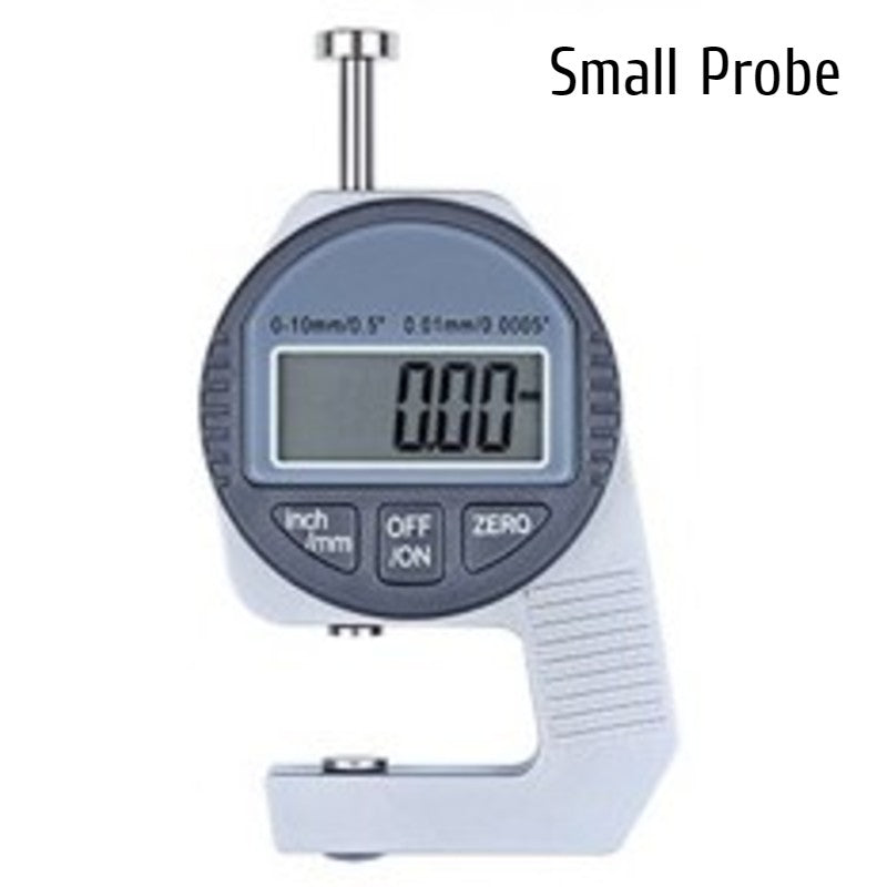 Brehn | Tragbarer elektronischer digitaler Dicke-Messschieber (0~12,7 mm), mit präzisem LCD-Display, erhältlich mit drei Sonden