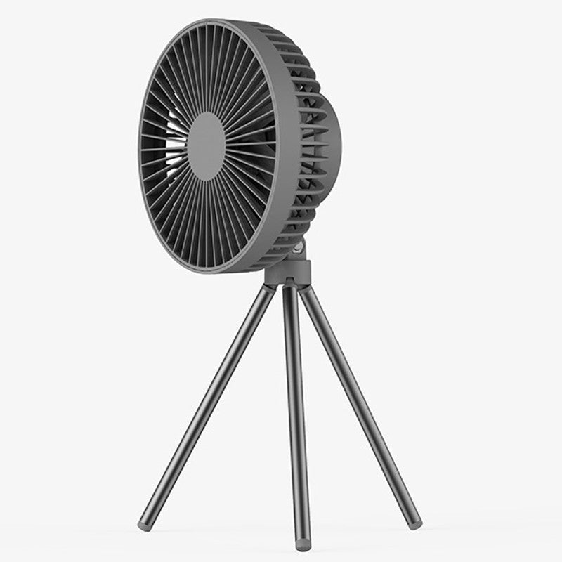 Tragbarer Wiederaufladbarer Ventilator mit Flexiblem Stativ & 3 Geschwindigkeitsstufen, für Reisen, Büro, Zimmer, Outdoor | Brehn