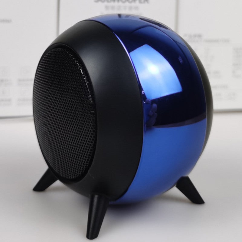 Brehn | Tragbarer Mini-Wireless-Bluetooth 5.0 Lautsprecher, mit coolem Metallschalengehäuse, langer Akkulaufzeit und weitgehend kompatibel mit Telefonen und Tablets, für Büro, Zuhause und mehr