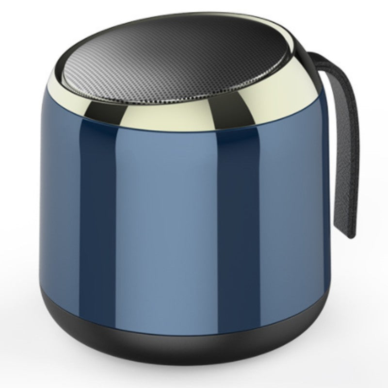 Brehn | Tragbarer Mini-Wireless-Bluetooth 5.0 Lautsprecher, mit coolem Metallschalengehäuse, langer Akkulaufzeit und weitgehend kompatibel mit Telefonen und Tablets, für Büro, Zuhause und mehr