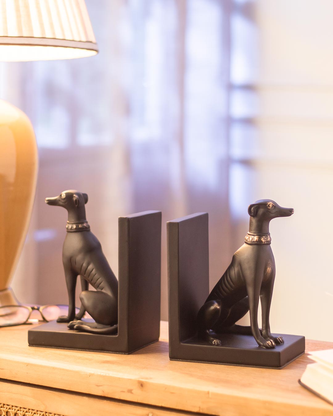 Brehn | Guard Dog Buchstützen Set - Schwarz