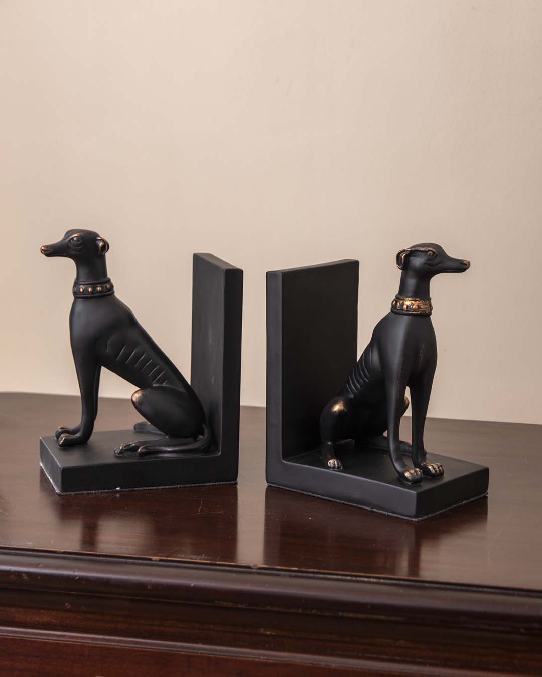 Brehn | Guard Dog Buchstützen Set - Schwarz