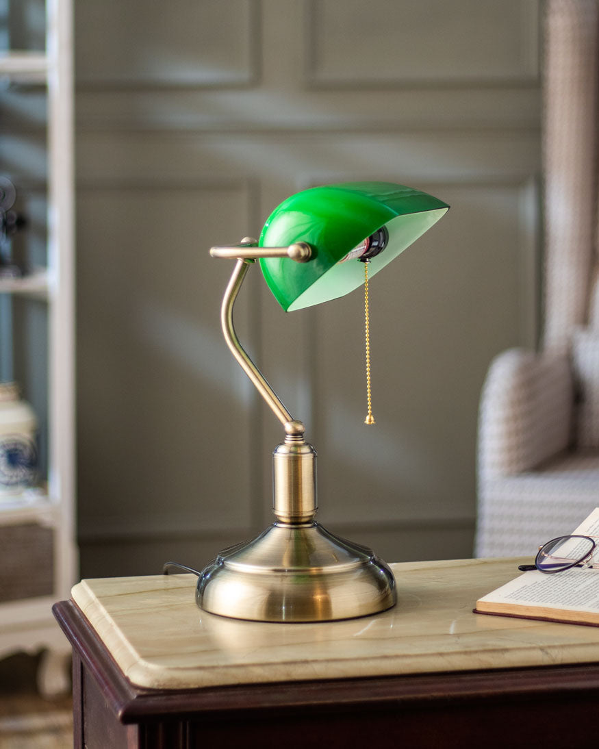 Brehn | Klassische Bankierlampe
