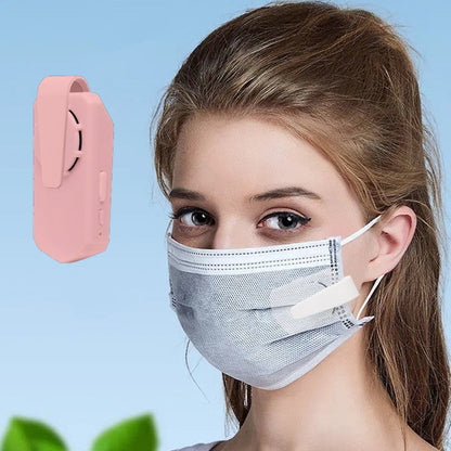 Clip-on wiederaufladbarer Gesichtsmasken Mini Ventilator, für Radfahren, Laufen, Outdoorsport | Brehn