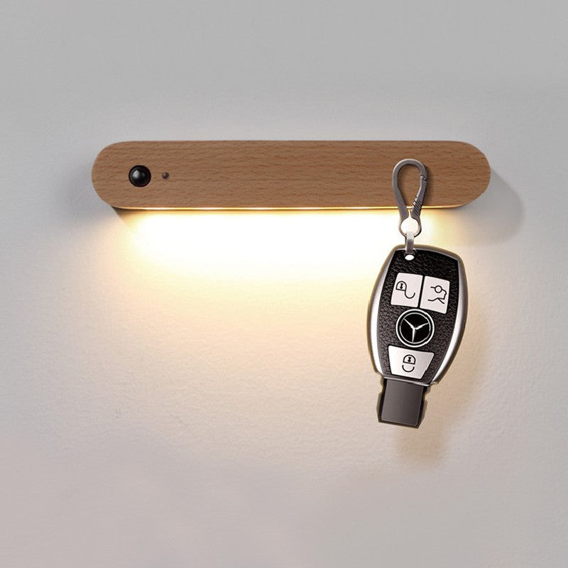 Brehn | Wiederaufladbare drahtlose magnetische LED-Bewegungssensor-Nachtlicht, für Flur, Kleiderschrank, Treppen, Badezimmer, Auto