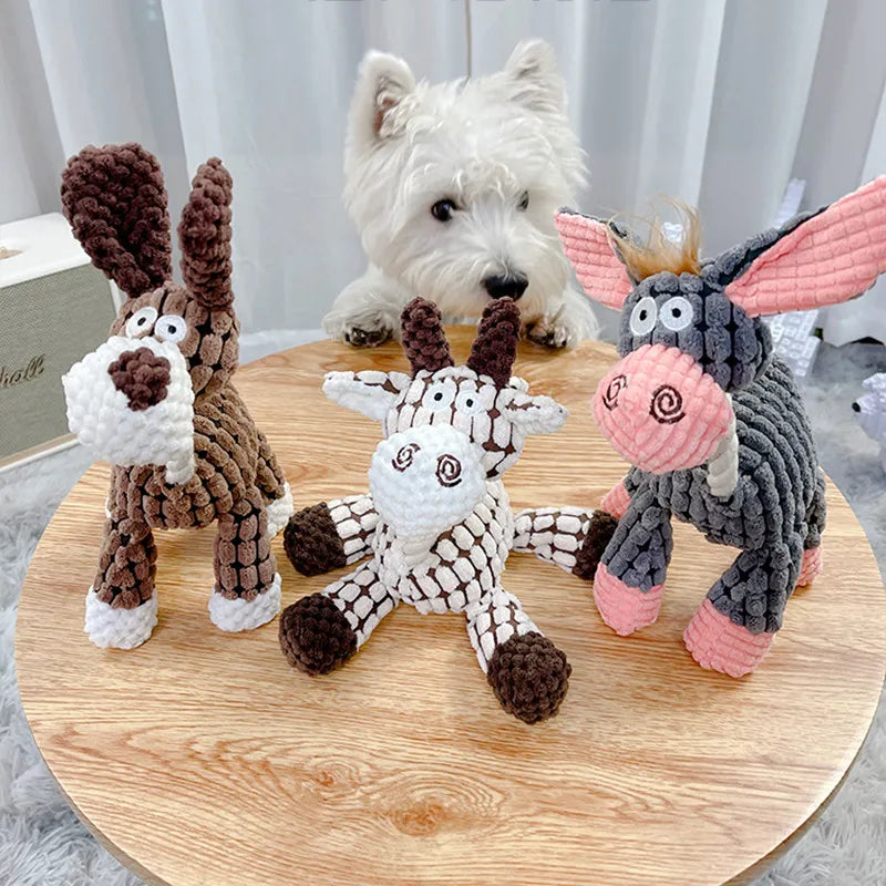 Quietschendes Plüschtier für Hunde