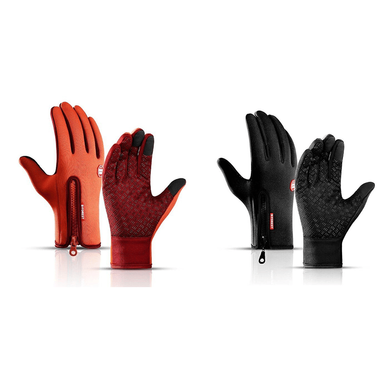 Brehn | HeatGripX winddichte thermische Slip-Handschuhe für kaltes Wetter
