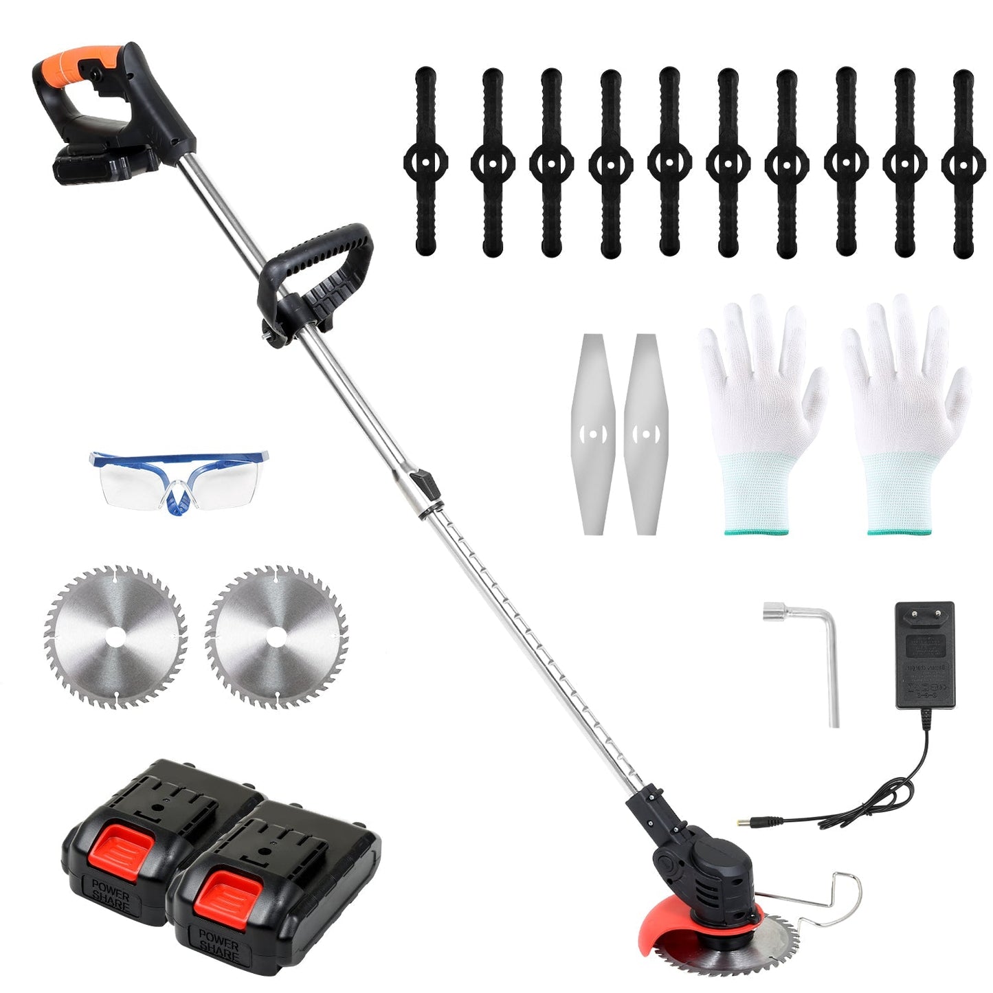 Akku Rasentrimmer 21V 8000 U/min | Brehn