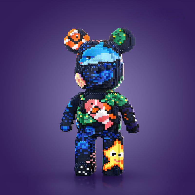 Brehn | DIY Pixel Art Block Bärenfiguren – Kreatives Bauen & Sammlerausstellung