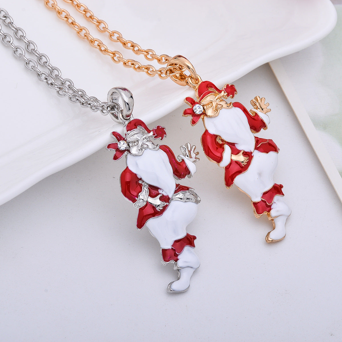 Brehn | Weihnachts Halskette Santa Pullover Kette