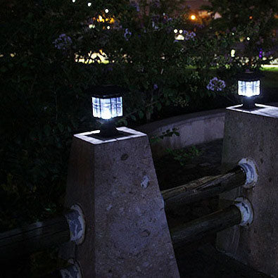 Moderne Einfachheit Solar Quadrat Säulen LED Außen Rasen Landschaft Für Garten | Brehn