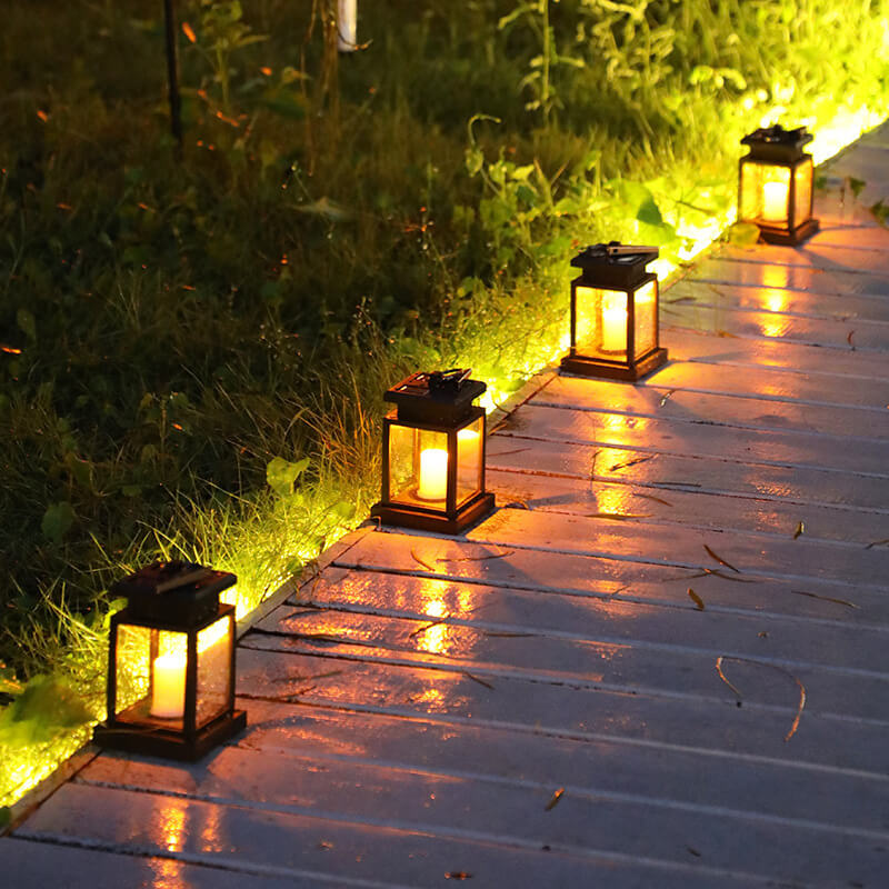 Moderne Solar Star Kerze ABS wasserdichte LED Außenlichter | Brehn