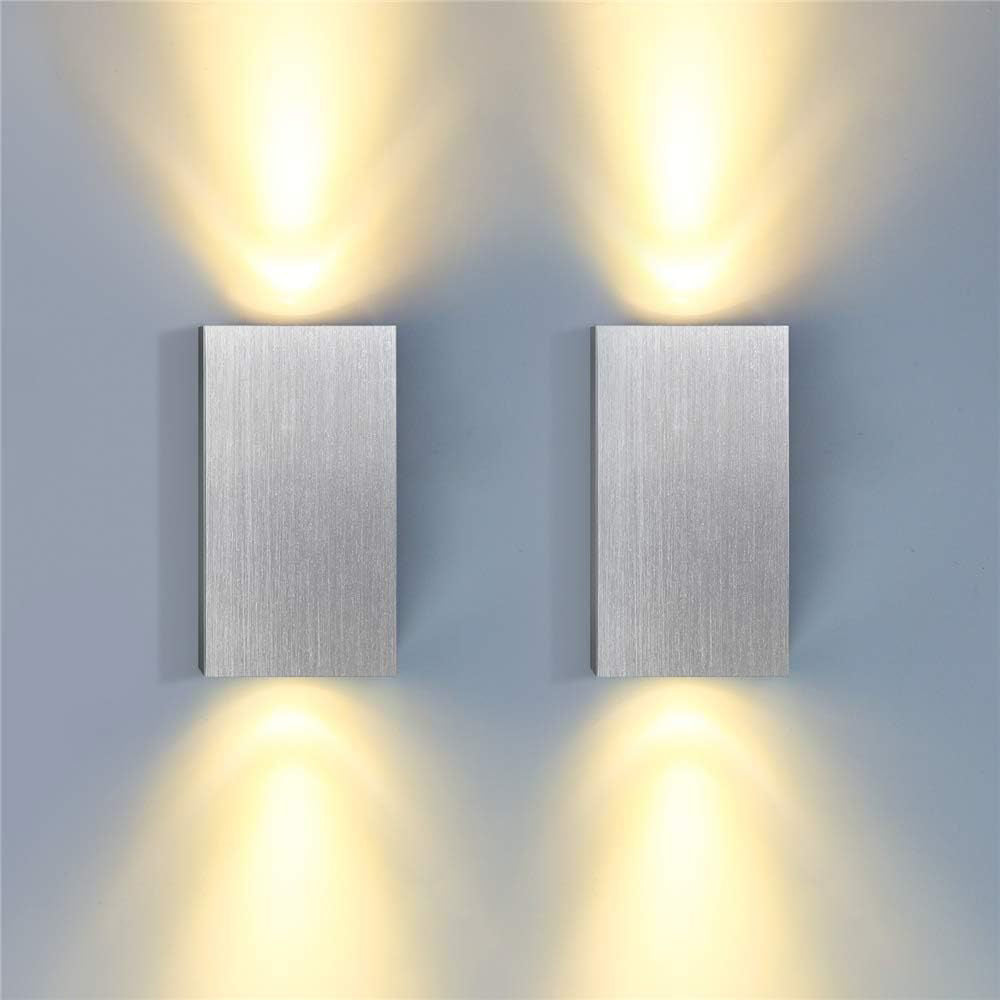 Moderne Einfachheit Wasserfest Aluminium Kubische LED Wandlampe Für Außenpatio | Brehn