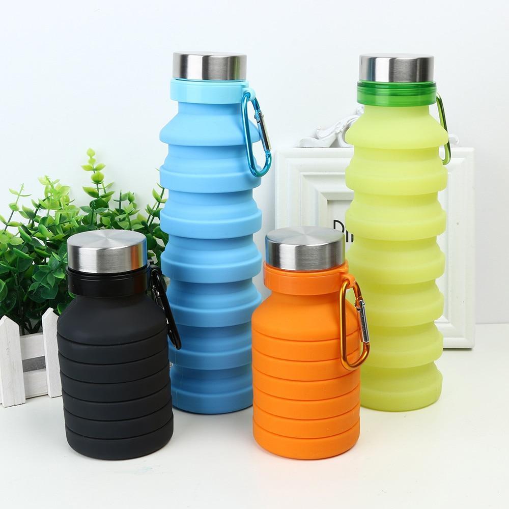 Aqua - Zusammenklappbare Silikon-Wasserflasche | Brehn