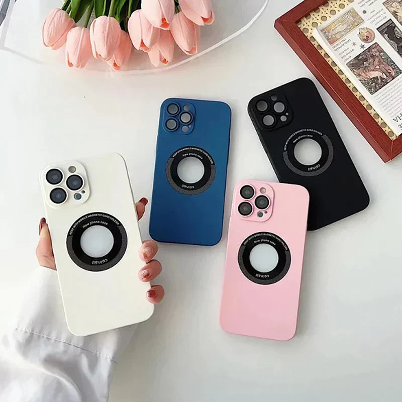 Brehn | Modische Magnetische Ladehülle für iPhone