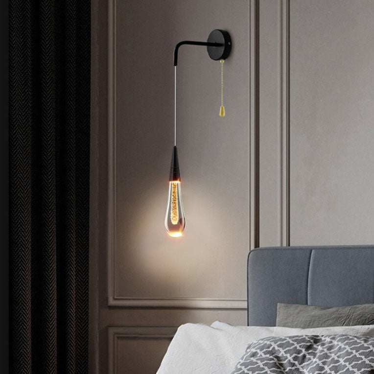 Brehn | LumeTear Luxus LED Wandleuchte | Teardrop Design | Dimmbar | Für Schlafzimmer & Wohnzimmer