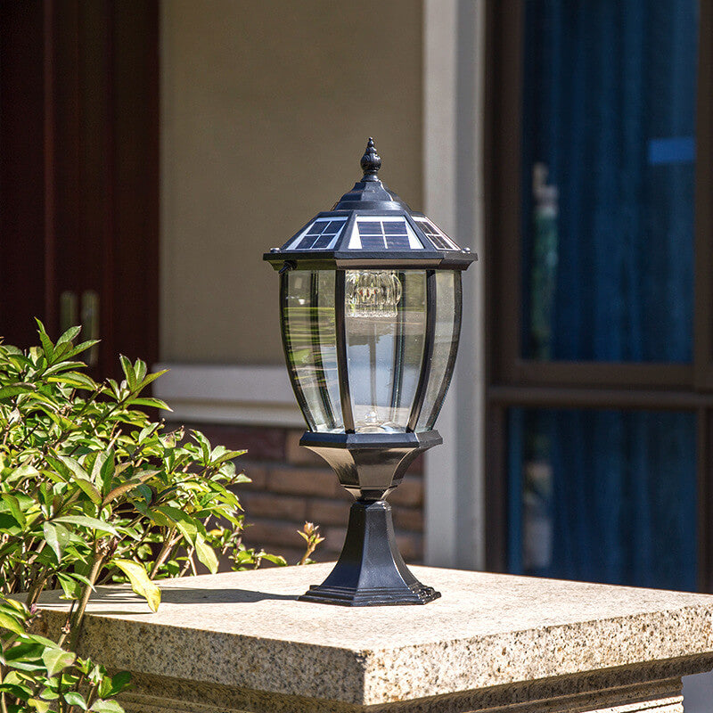 Outdoor Solar Wasserdicht Aluminium Glas 1-Lampe Rasen Landschaftslicht | Brehn