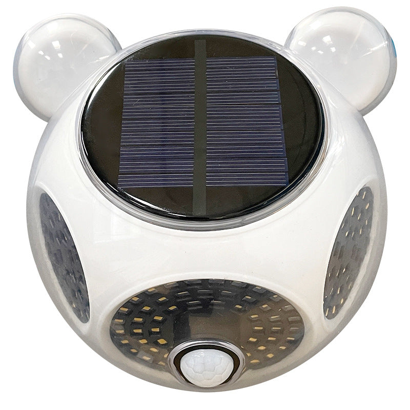 Solar Body Sensor Runde Form LED Terrasse Außen Wand Sconce Lampe | Brehn
