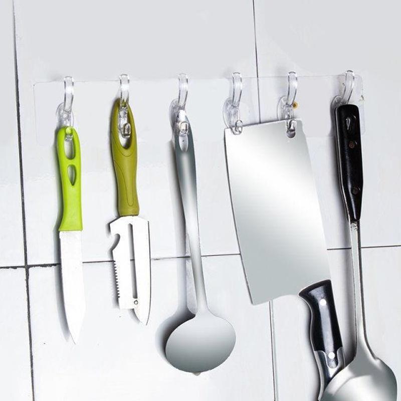 Brehn | Multifunktionale transparente 6 Haken